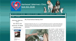 Desktop Screenshot of kentwoodvetclinic.com